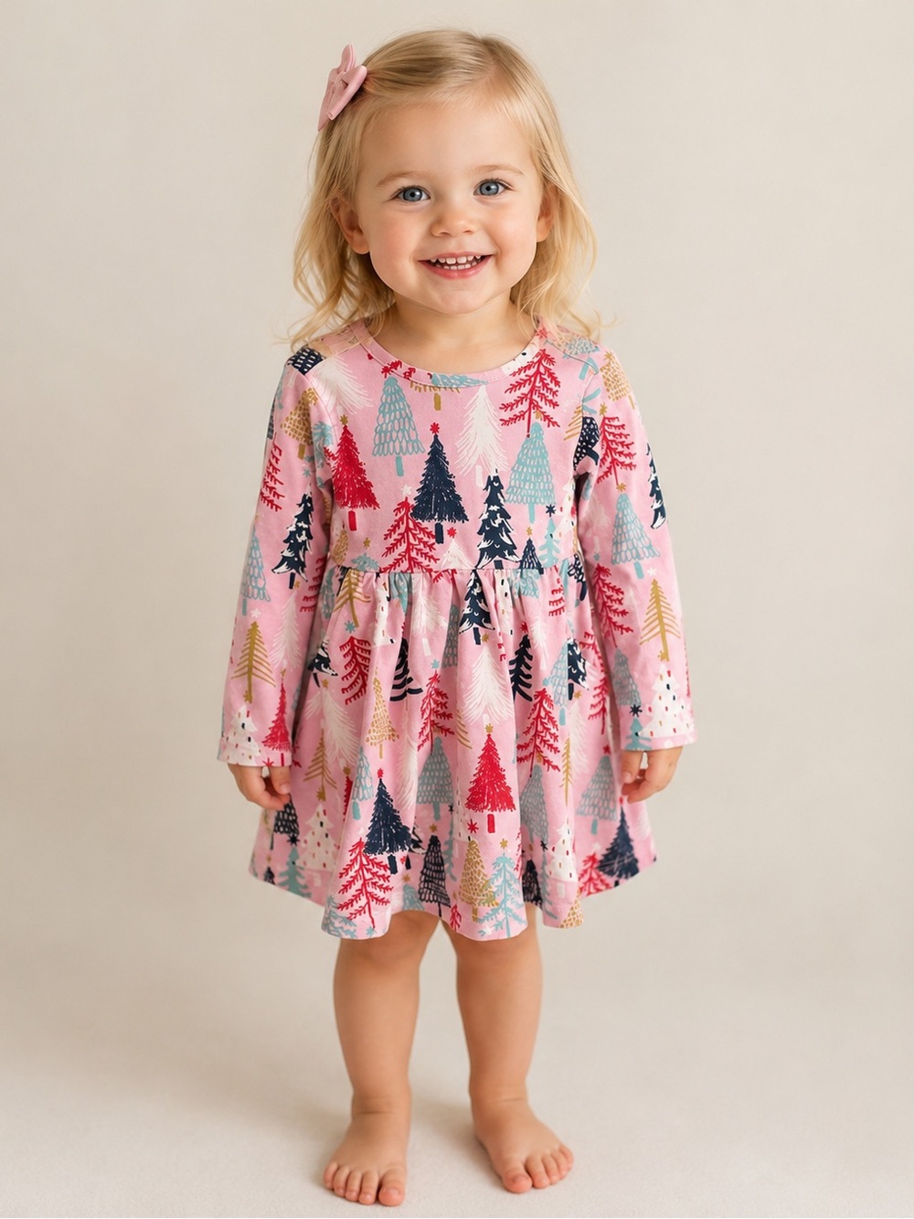 Hanna Andersson winter dress with pockets